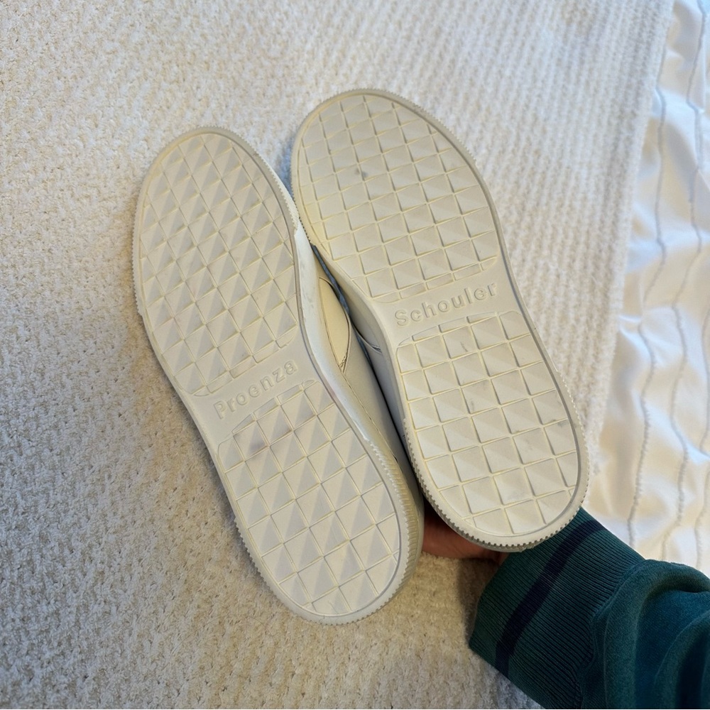 Proenza Schouler white slip ons sz 40 - Picture 7 of 7
